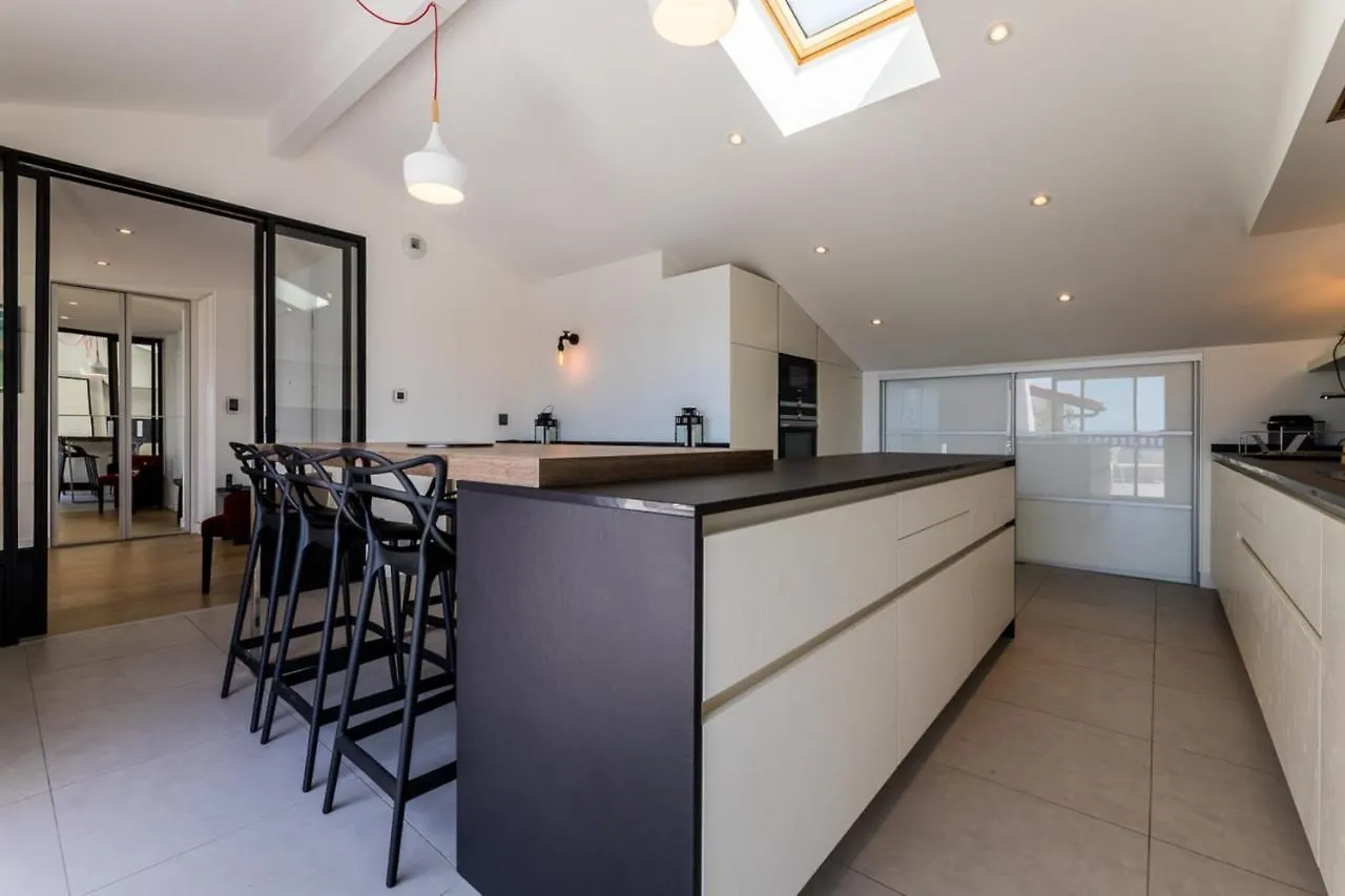 Keyweek Irrika Duplex Apartment Facing The Ocean With Terrace In Bidart
